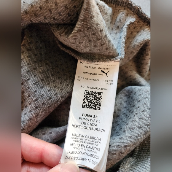 New Puma Full-zip Long-sleeve Activewear Jacket - Picture 7 of 8